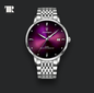 POEDAGAR 868 Datejust men's stainless steel quartz watch - blue dial - Hardlex crystal - luminous hands